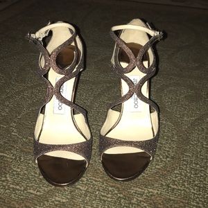 SOLD Jimmy Choo Lang Ankle Strap Sandal 37.5